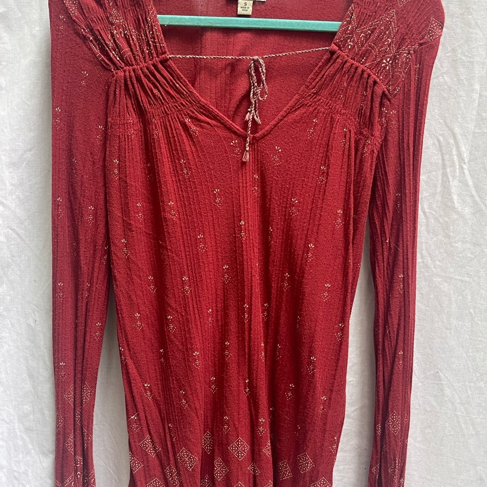 Lucky Brand Crimson Knit Top